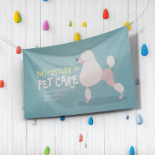 プードルドッグケア着座入浴グルーミングサロン 横断幕