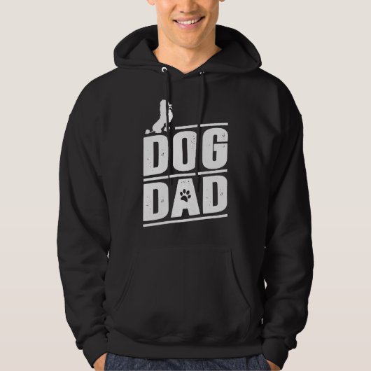 プードルドッグパパ パーカ (正面)