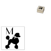 プードルドッグパピー ラバースタンプ (押印)