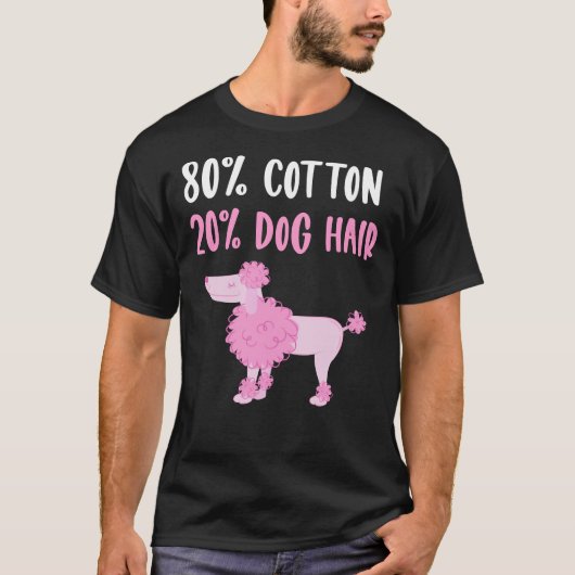 プードルドッグママ引用文 Tシャツ (正面)