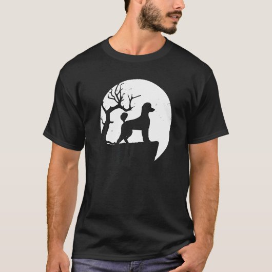 プードルドッグレトロ12 Tシャツ (正面)