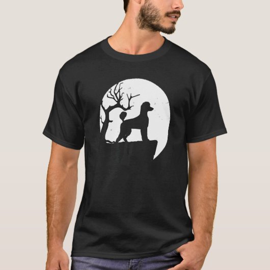 プードルドッグレトロ12 Tシャツ (正面)