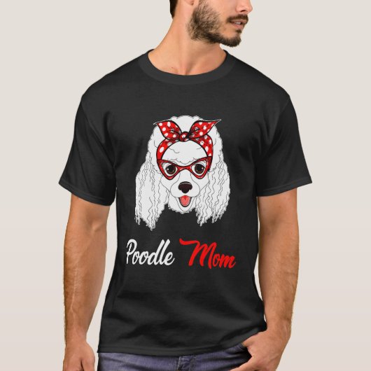 プードルニューマム衣服バンダナ Tシャツ (正面)