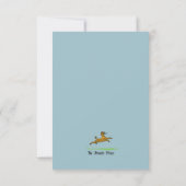 プードルノートカード サンキューカード (裏面)