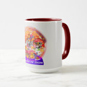 プードルハッピーハーベストシーズンコーヒーマグ マグカップ (正面右)