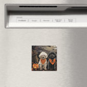 プードルハロウィン不気味 マグネット (インサイチュ (食洗機))