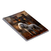 プードルハロウィーン怖い ノートブック (右側)