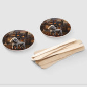 プードルハロウィーン怖い ハンドファン (組立なし)