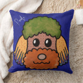 プードルハンド絵を描装飾用クッション クッション (ブランケット)