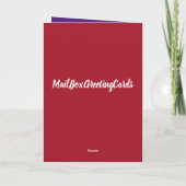 プードルハーベスト感謝祭シーズングリーティングカード カード (裏面)