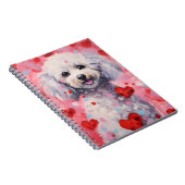 プードルバレンタインデー ノートブック (右側)