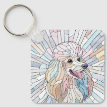 プードルパステルモザイクアート