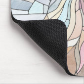 プードルパステルモザイクアート マウスパッド (コーナー)