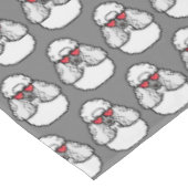 プードルパターおもしろいン テーブルクロス (アングル)