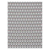 プードルパターおもしろいン テーブルクロス (正面)