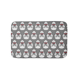 プードルパターおもしろいン バスマット