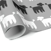 プードルパターン ラッピングペーパー (ロールコーナー)