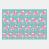 プードルパックラッピング紙 ラッピングペーパーシート (正面2)