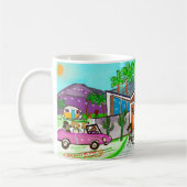 プードルパップコーヒーカップ – パーム春 コーヒーマグカップ (左)