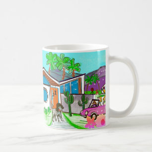 プードルパップスコーヒーカップ-パーム春 コーヒーマグカップ