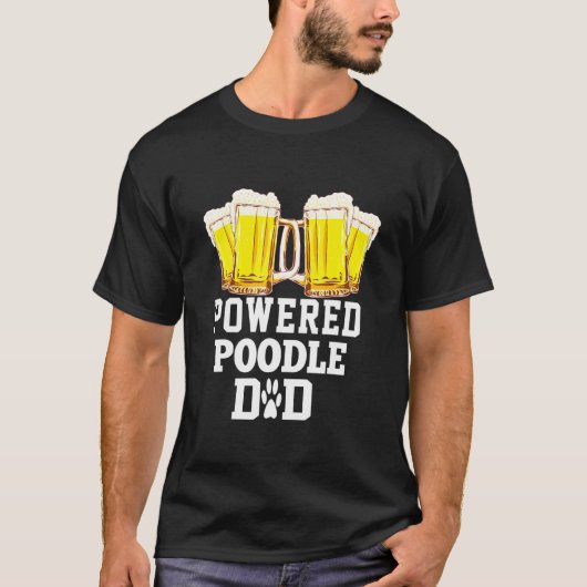 プードルパパビール飲料 Tシャツ (正面)
