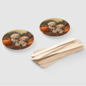 プードルパピーオータムデライトカボチャ ハンドファン (組立なし)