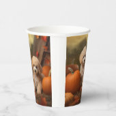 プードルパピーオータムデライトカボチャ 紙コップ (右)