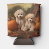 プードルパピーオータムデライトカボチャ 缶クーラー (正面)