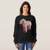 プードルパピースイノシントチクリングチクルズドッグピチュール スウェットシャツ (正面フル)