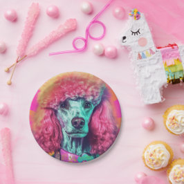 プードルパーティー紙プレート7" ペーパープレート