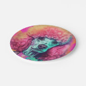 プードルパーティー紙プレート7" ペーパープレート (アングル)