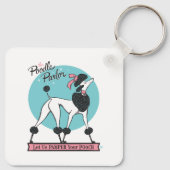 プードルパーラー キーホルダー (裏面)