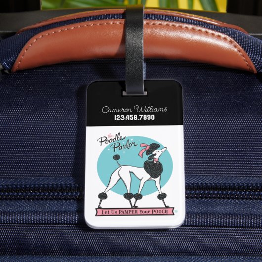 プードルパーラー ラゲッジタグ (裏面インサイチュ4)