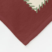 プードルフリースブランケット |中 |赤 フリースブランケット (角)