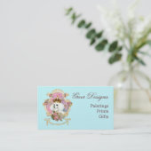 プードルプリンセスンピンクローゼス 名刺 (スタンド正面)