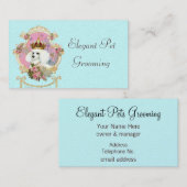 プードルプリンセスンピンクローゼス 名刺 (正面/裏面)