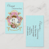 プードルプリンセスnピンクローズ 名刺 (正面/裏面)