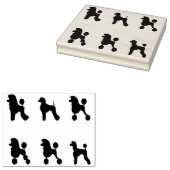 プードルヘアスタイルゴムスタンプ ラバースタンプ (押印)