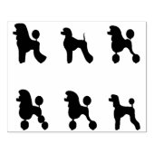 プードルヘアスタイルゴムスタンプ ラバースタンプ (インプリント)