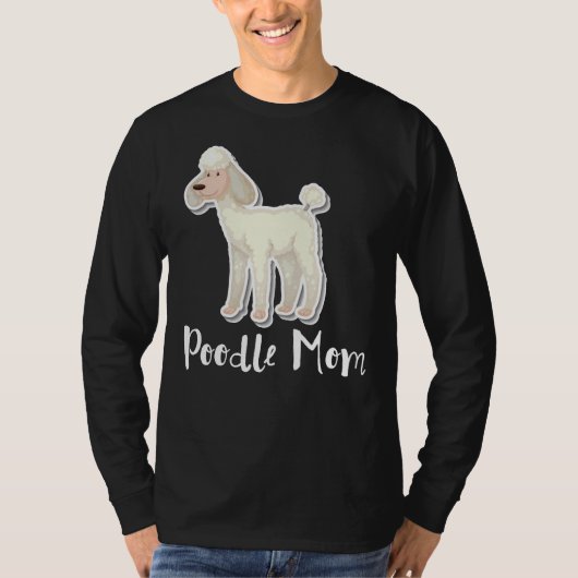 プードルママ必須 Tシャツ (正面)