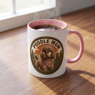 プードルママ コーヒーマグ ドゥードル犬ママ ギフト マグカップ