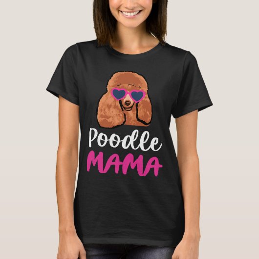 プードルママ Tシャツ (正面)