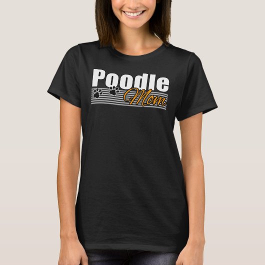 プードルママ Tシャツ (正面)