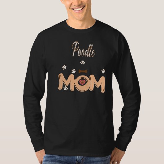 プードルママ Tシャツ (正面)