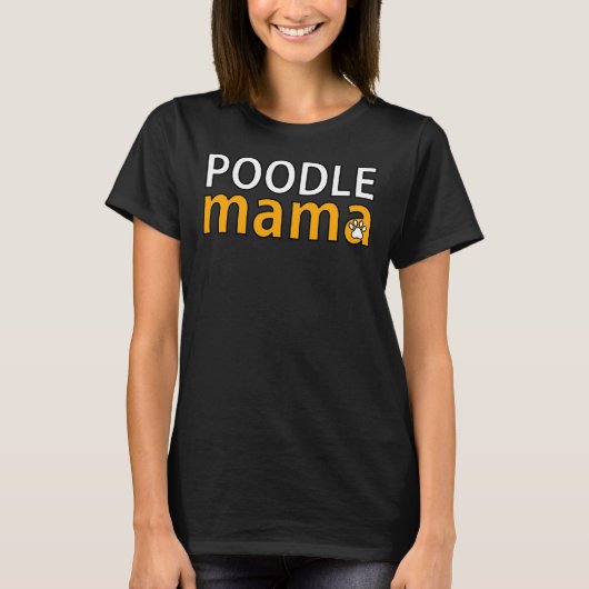 プードルママ Tシャツ (正面)