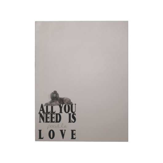 プードルメモ帳 ノートパッド (回転)