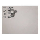 プードルメモ帳 ノートパッド (正面)