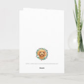 プードルメリークリスマストレンディー犬 シーズンカード (裏面)