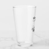 プードルモダンアートかわいい犬の品種のスローガン タンブラーグラス (右)