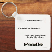 プードルライフ キーホルダー (正面)